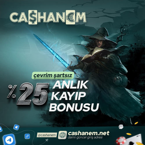 cashanem anlik kayip bonusu